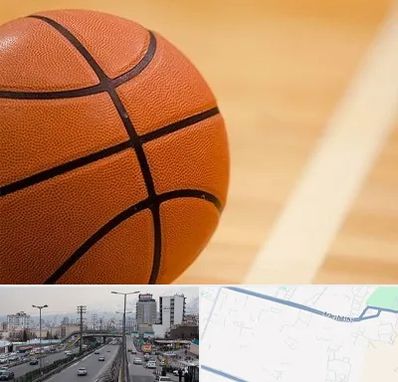 زمین بسکتبال در بلوار ارتش