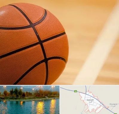 زمین بسکتبال در قروه