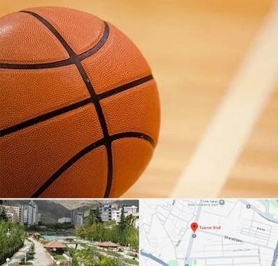 زمین بسکتبال در بلوار تعاون