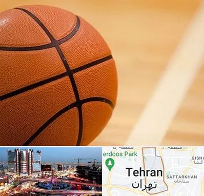زمین بسکتبال در صادقیه تهران