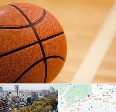 زمین بسکتبال در بلوار کشاورز