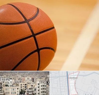زمین بسکتبال در اسکندری