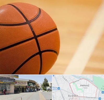زمین بسکتبال در پرواز تبریز