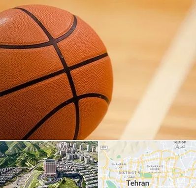 زمین بسکتبال در شمال تهران