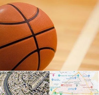 زمین بسکتبال در شهرک غرب مشهد