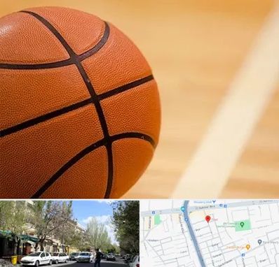زمین بسکتبال در کوی فیروز تبریز