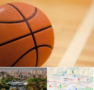 زمین بسکتبال در منطقه 1 تهران