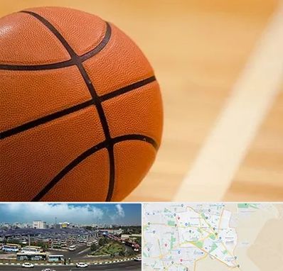 زمین بسکتبال در منطقه 15 تهران