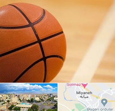 زمین بسکتبال در میانه