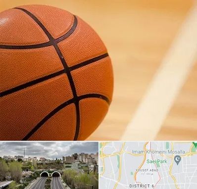 زمین بسکتبال در یوسف آباد