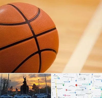 زمین بسکتبال در میدان حر