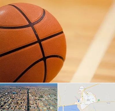 زمین بسکتبال در بندر ماهشهر