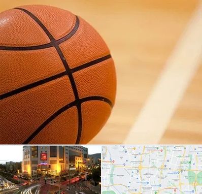 زمین بسکتبال در جنت آباد تهران