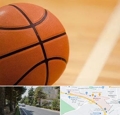 زمین بسکتبال در مهرویلا کرج