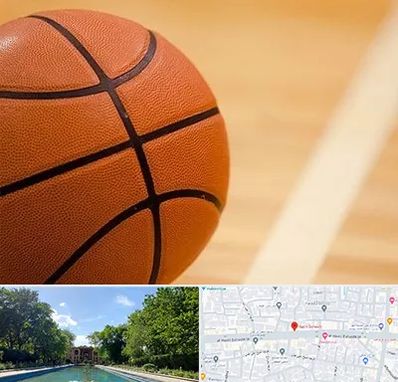 زمین بسکتبال در هشت بهشت اصفهان