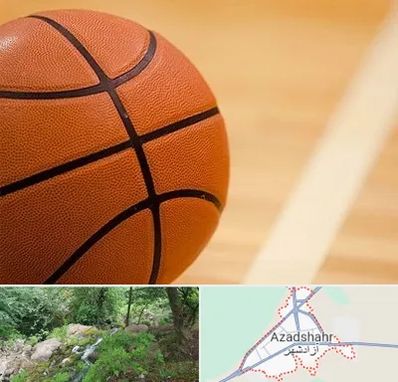 زمین بسکتبال در آزادشهر