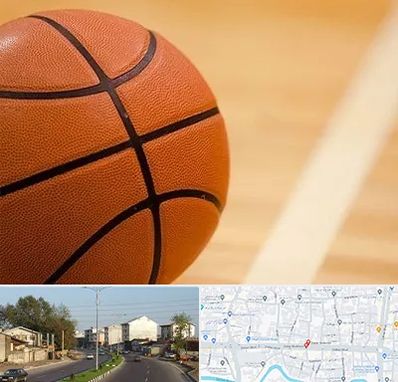زمین بسکتبال در ضیابری رشت