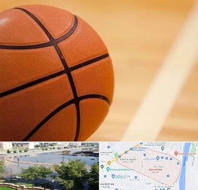 زمین بسکتبال در گلستان اهواز