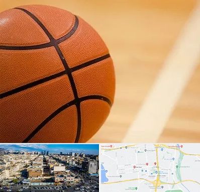زمین بسکتبال در شهرک راه آهن