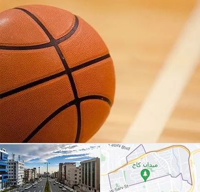 زمین بسکتبال در سعادت آباد تهران