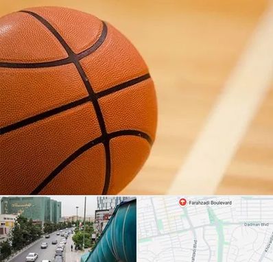زمین بسکتبال در بلوار فرحزادی