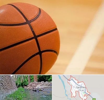 زمین بسکتبال در سراوان