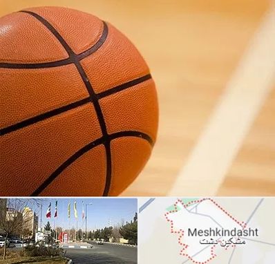 زمین بسکتبال در مشکین دشت
