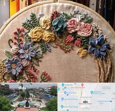 کلاس گلدوزی برزیلی در بهارستان 