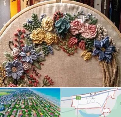 کلاس گلدوزی برزیلی در نور