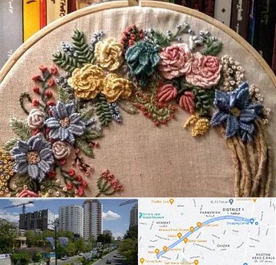 کلاس گلدوزی برزیلی در اندرزگو