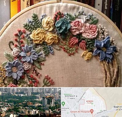 کلاس گلدوزی برزیلی در عظیمیه کرج 