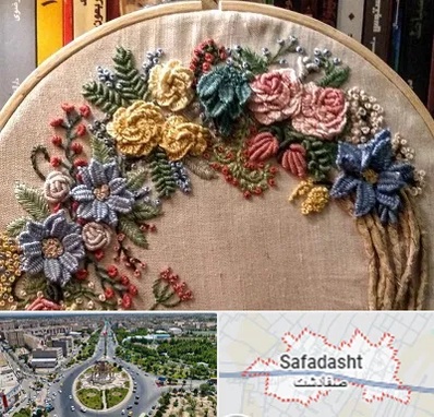 کلاس گلدوزی برزیلی در صفادشت