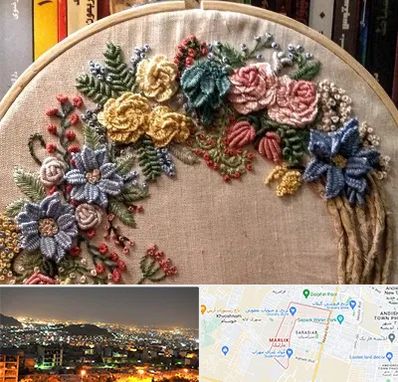 کلاس گلدوزی برزیلی در مارلیک کرج