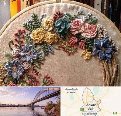 کلاس گلدوزی برزیلی در اهواز