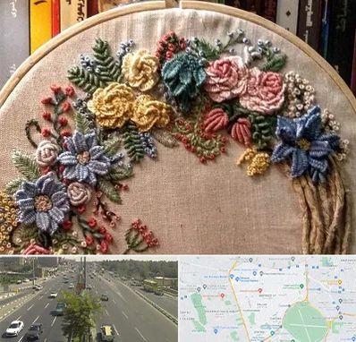 کلاس گلدوزی برزیلی در منطقه 17 تهران 