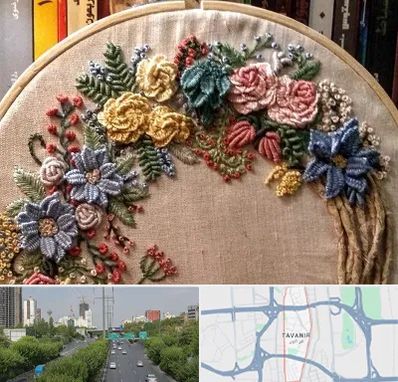 کلاس گلدوزی برزیلی در توانیر