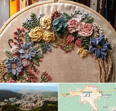 کلاس گلدوزی برزیلی در گرگان