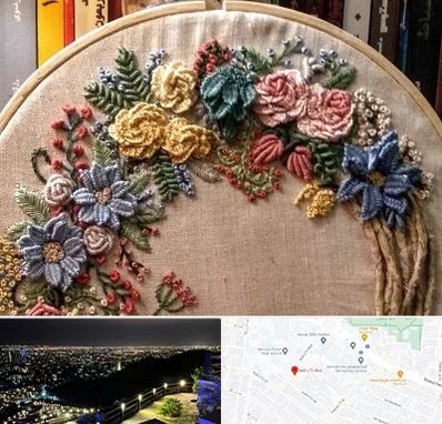 کلاس گلدوزی برزیلی در هفت تیر مشهد