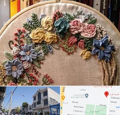 کلاس گلدوزی برزیلی در افسریه 