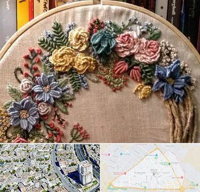 کلاس گلدوزی برزیلی در قاسم آباد مشهد