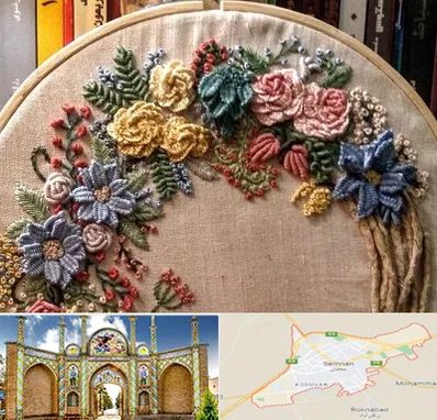 کلاس گلدوزی برزیلی در سمنان