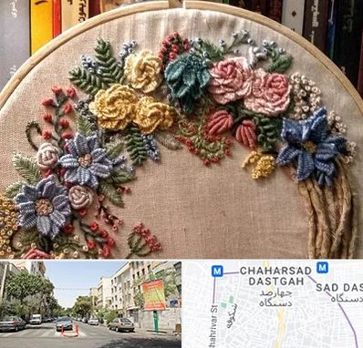 کلاس گلدوزی برزیلی در چهارصد دستگاه 