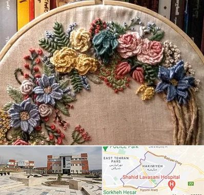 کلاس گلدوزی برزیلی در حکیمیه 