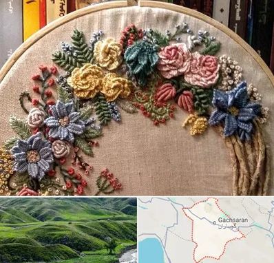 کلاس گلدوزی برزیلی در گچساران
