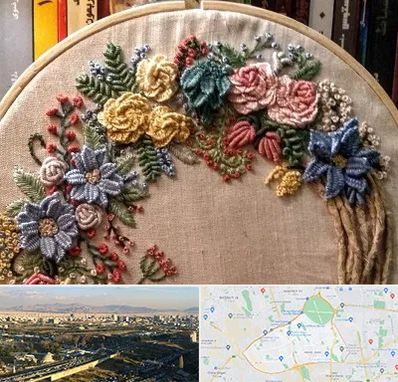 کلاس گلدوزی برزیلی در منطقه 19 تهران 