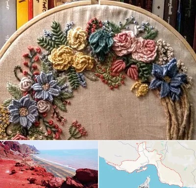 کلاس گلدوزی برزیلی در هرمزگان