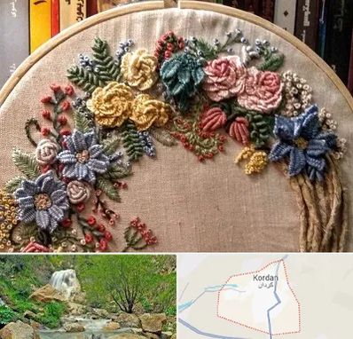 کلاس گلدوزی برزیلی در کردان