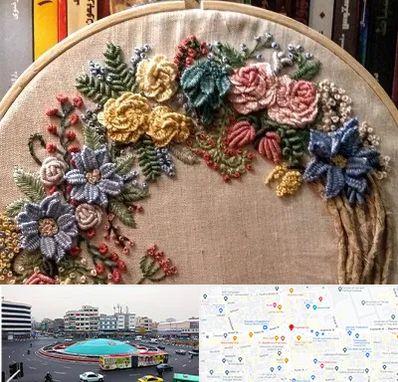 کلاس گلدوزی برزیلی در میدان انقلاب 