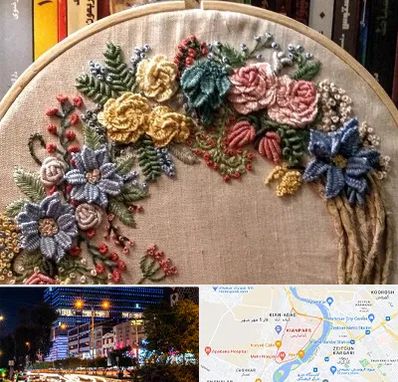 کلاس گلدوزی برزیلی در کیانپارس اهواز