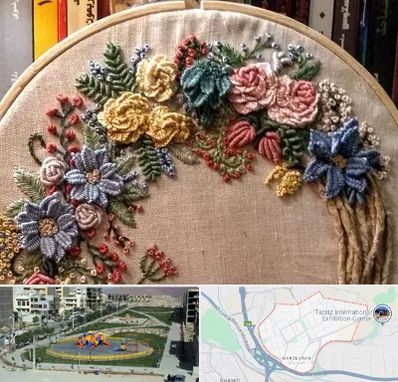 کلاس گلدوزی برزیلی در مرزداران تبریز